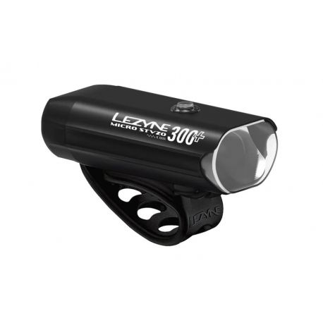 Lezyne Micro StVZO 300+ Front Satin Black