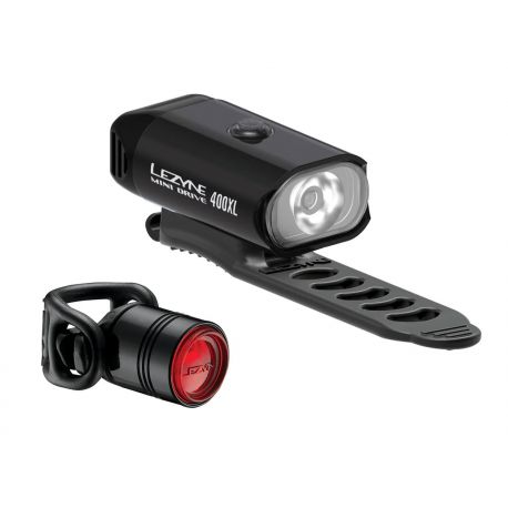 LEZYNE MINI DRIVE 400XL / FEMTO DRIVE PAIR BLACK