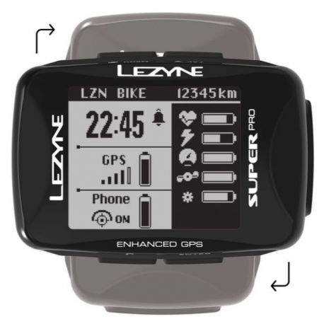 Lezyne Super Pro GPS Black