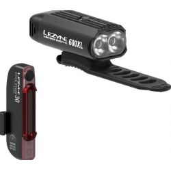 LEZYNE MICRO DRIVE 600XL/STICK PAIR 600/30LM BLACK