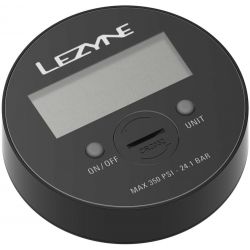 Lezyne 350 PSI Digital Floorpump Gauge 3.5 Inch Black