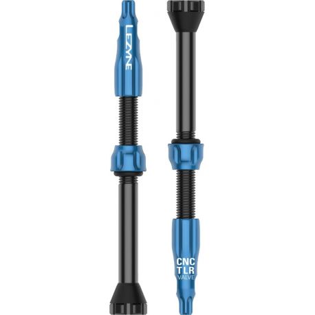 LEZYNE CNC TLR TUBELESS VALVE 60MM BLUE